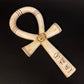 Fabulous Large Ankh Life Key Figure With Eye Of Horus And Cartouche On 12.2 Inch