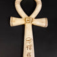Fabulous Large Ankh Life Key Figure With Eye Of Horus And Cartouche On 12.2 Inch