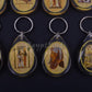 Wholesale Group of 12 Egyptian Commemorative KeyChain Keyring-Ramses Keychain-Eye Of Horus Keychain -  Nekhbat Keyring- Eye Of Horus Keyring