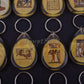 Wholesale Group of 12 Egyptian Commemorative KeyChain Keyring-Ramses Keychain-Eye Of Horus Keychain -  Nekhbat Keyring- Eye Of Horus Keyring