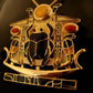 Amazing Egyptian Huge Hand Made Detailed 24K gold Plated Scarab Necklace Scarab Jewelry Scarab Pendant Cobra Pendant Ureas Pendant