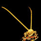 Egyptian 24 K gold Plated Eye Of Horus With Solar Disk Necklace wedjat eye necklace  solar Eye of Ra Necklace  solar Eye of Ra Pendant