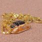 Egyptian 24K Gold Plated Enamelled Scarab Beetle Lucky Charm Necklace Scarab beetle Necklace Scarab beetle Pendant Khepri Necklace