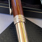 Two Montblanc Meisterstuck Solitaire Citrine Classique Ballpoint And Rollerball Set