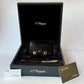 ST Dupont PALLADIUM BLACK Ballpoint And cufflinks & Wallet Cards Holder Set