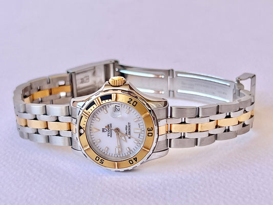 Tudor Princess Date Hydronaut Gold Bezel Steel &  Gold  Watch boxed