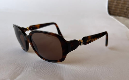 Vintage Cartier Havana Trinity Sunglasses Wires Gold Platinum