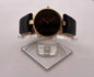 Cartier Must de Cartier Vendome Argent 925 Rare Black Dial 30 mm Watch In Original Box 90's
