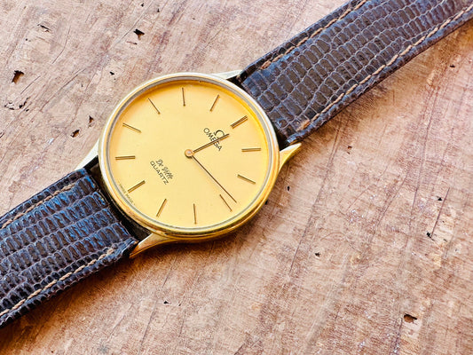 Vintage  Omega De Ville 1365 Gold Plated Dress Watch 08's