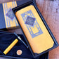 PARKER Fountain Pen Duofold Mandarin Yellow 1995 Limited #8251 18K in Box