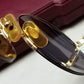 Auth Carter Mayfair vintage Half Frame Gold mm49  Sunglasses Vintage  SALE