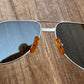 Excellent Vintage Cartier Aviator Titanium 56MM Medium Santos Sunglasses FRANCE