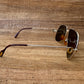 Excellent Vintage Cartier Aviator Titanium 56MM Medium Santos Sunglasses FRANCE
