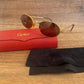Vintage Cartier Saint Honore Limited Series Sunglasses W/Sapphire Ruby Stone