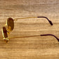 Vintage Cartier Saint Honore Limited Series Sunglasses W/Sapphire Ruby Stone