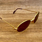 Vintage Cartier Saint Honore Limited Series Sunglasses W/Sapphire Ruby Stone