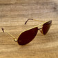 Vintage Cartier Vendome Santos Sunglasses Laque Paris Brown Cartier lenses