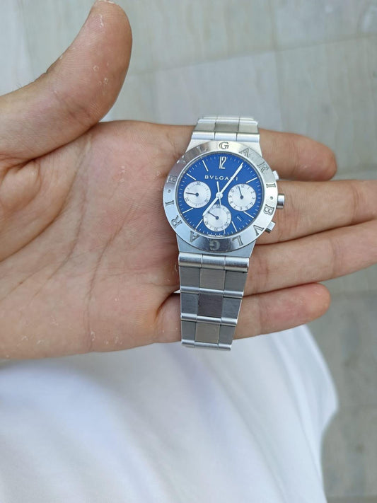 Bulgari Diagono Sports Chronograph CH35S Stainless Steel Watch