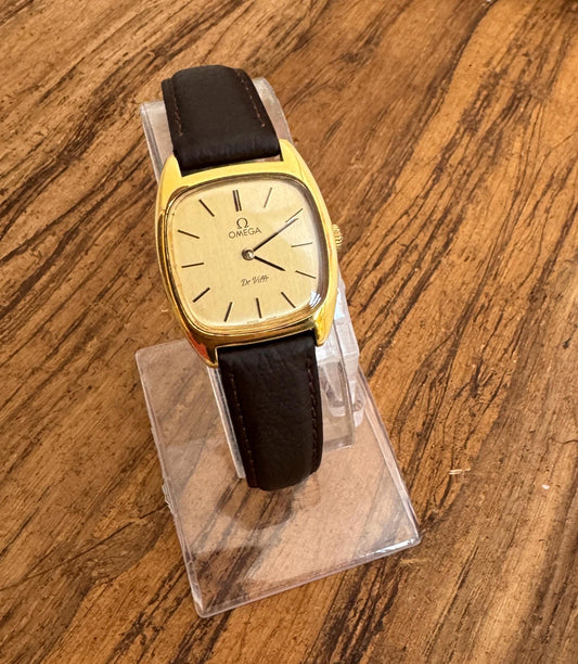 Vintage Omega De Ville Gold Plated Women’s Watch 80's