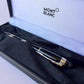 Excellent MONTBLANC StarWalker Black RESIN 14K 585 Fountain Pen
