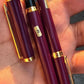 Rare Set Of Two Montblanc Noblesse Oblige Red GT Fountain Pen And Mechanical Pencil  In Box 90's