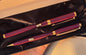 Rare Set Of Two Montblanc Noblesse Oblige Red GT Fountain Pen And Mechanical Pencil  In Box 90's