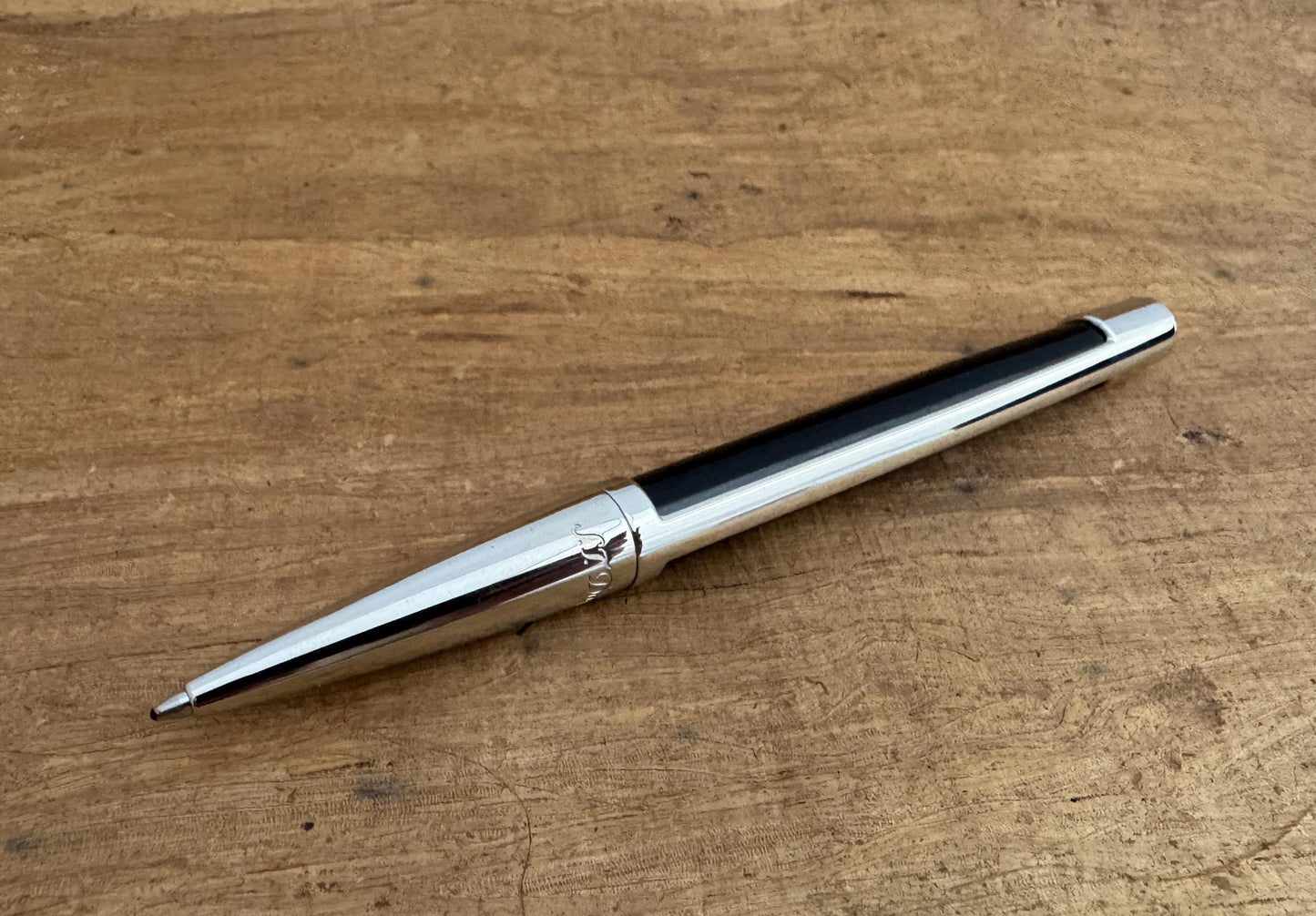 Excellent S.T. Dupont Defi Ballpoint Pen Gun Metal Complete Set