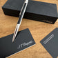 Excellent S.T. Dupont Defi Ballpoint Pen Gun Metal Complete Set