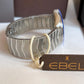 Ebel Wave 033141037 Rare Black Dial Mens Watch Full Set 42mm Full Set