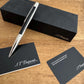 Excellent S.T. Dupont Defi Ballpoint Pen Gun Metal Complete Set