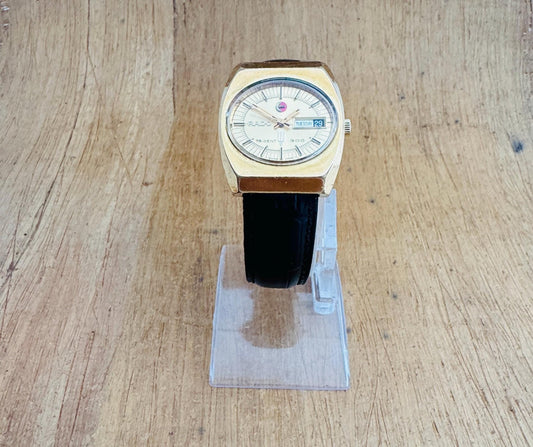 Vintage Rado TRIDENT 300 Gold Plated Automatic Watch 70s