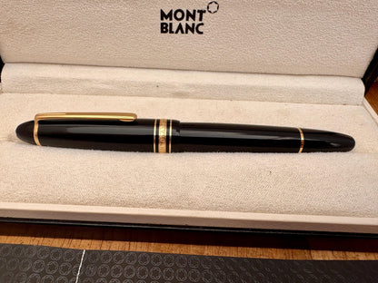 Montblanc Meisterstuck 146 Bicolor 14K Nib Gold Trim Fountain In Original Box