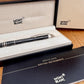 Excellent Like New Montblanc StarWalker BLACK MYSTRERY Ballpoint Pen Full Set