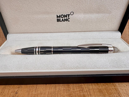 Excellent Like New Montblanc StarWalker BLACK MYSTRERY Ballpoint Pen Full Set