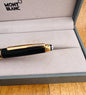 Excellent MONTBLANC Meisterstuck Rollerball Pen SAPPHIRE UNICEF Pen Boxed
