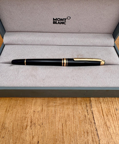 Excellent MONTBLANC Meisterstuck Rollerball Pen SAPPHIRE UNICEF Pen Boxed