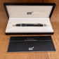 Excellent Like New Montblanc StarWalker BLACK MYSTRERY Ballpoint Pen Full Set