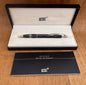 Excellent Like New Montblanc StarWalker BLACK MYSTRERY Ballpoint Pen Full Set