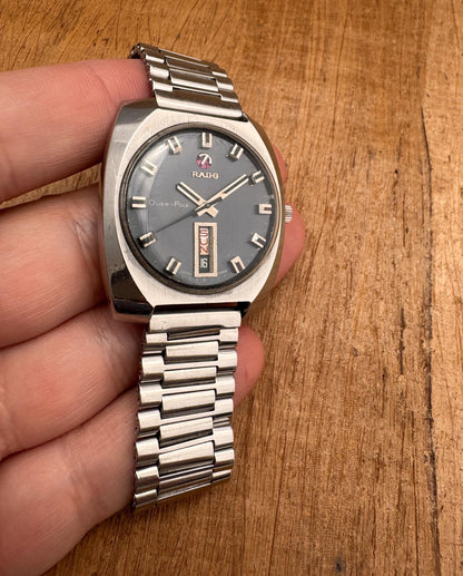 Vintage Original Rado Over-Pole Day/Date Automatic Watc