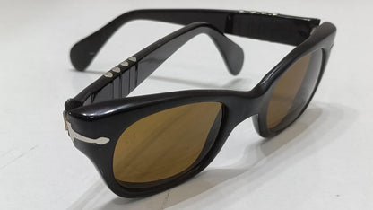 Rare Vintage Persol Ratti meflecto  PERSOL 6201  Sunglasses 42mm 60s Retro  GENUINE ITALY Original lenses Small