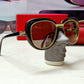 Excellent Authentic Cartier Conquete Sunglasses C. Black & Gold boxed Authentic  Cartier Lenses
