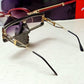 Excellent Vintage Claudia Carlotti 80s  CS110 Sunglasses HANDMADE France BLACK /GOLD