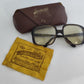 Rare Vintage Persol Ratti meflecto 6662 Sunglasses 58 mm 60s Retro  GENUINE ITALY Changeable Original lenses In Original Case Cloth SALE