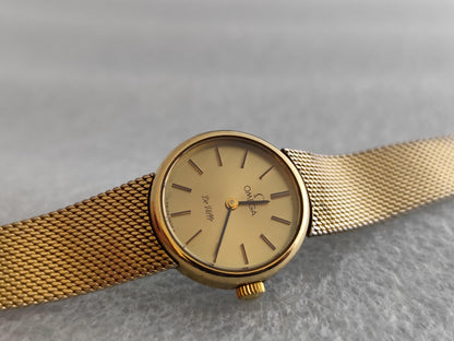 Vintage Omega De Ville Gold Plated Ref 711.2075 Watch Boxed