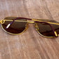 Excellent Vintage CARTIER SANTOS 58mm Sunglasses Boxed