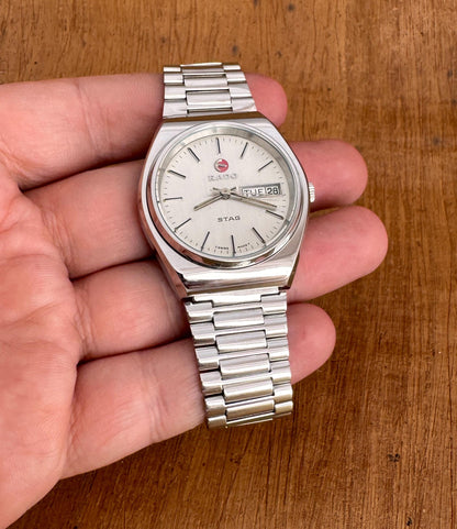 Classic RADO Stag Stainless Steel Automatic Day / Date Watch