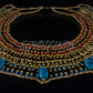 Egyptian Hand Made Beaded Cleopatra 7 Scarabs Necklace Collar  scarab Collar Egyptian Jewelry beaded Collar Khepri Necklace Khepri