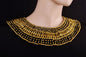 Elegant Egyptian Black & Gold Cleopatra Necklace