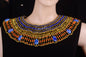 Lovely Egyptian Beaded Cleopatra 9 Scarabs Necklace Collar  scarab Collar Egyptian Jewelry beaded Collar Khepri Necklace Khepri