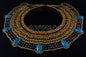 Superb Egyptian Beaded Cleopatra 7 Scarabs Necklace Collar  scarab Collar Egyptian Jewelry beaded Collar Khepri Necklace Khepri